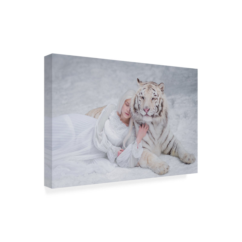 Art sur toile par Olga Barantseva, H 12 po x l 19 po x P 2 po