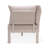 Ensemble de conversation modulaire en teck avec coussin 3 pièces Izac-596107597-596107596