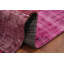 Tapis rose en laine patiné 7 x 10