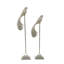 Ensemble de 2 statues d'oiseaux éclectiques en aluminium Aireona-1851231620-1851242907