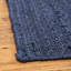 Tapis bleu marine tressé à la main Catriona-1952176149