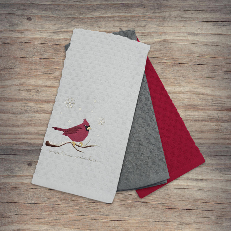 Cotton Tea Towel Kitchen Towel, White