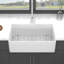 33X20 Inch  Farmhouse Sink Workstation - Ceramic Single Bowl Farm Kitchen Sink