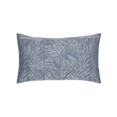 INDIGO Lumbar Indoor/Outdoor Pillow Cover & Insert