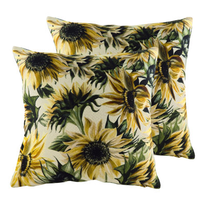 Geometric Square Cushion