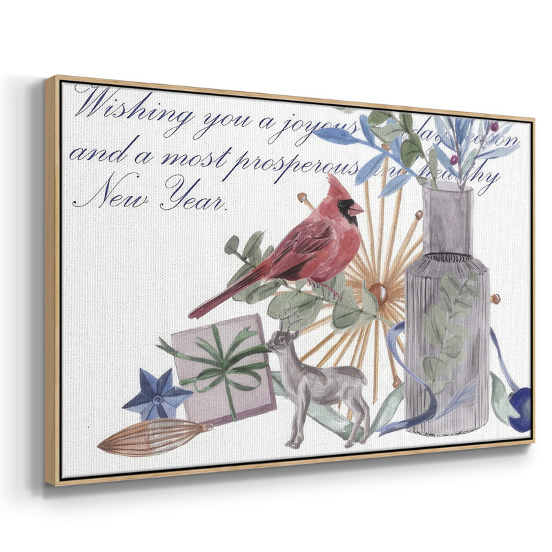 Warm Wishes Collection A, H 27 po x l 41 po x P 2 po, Bois naturel