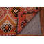 Tapis de couloir turc vintage en laine Oushak 3 x 12