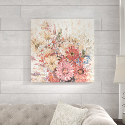 " Impasto Warm Florals "