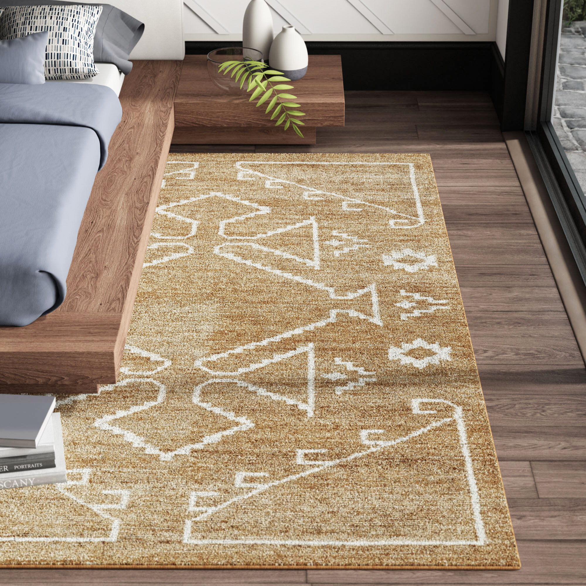 Novogratz Villa Area Rug, Copper, 2' x 3