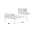 Lit double moderne blanc