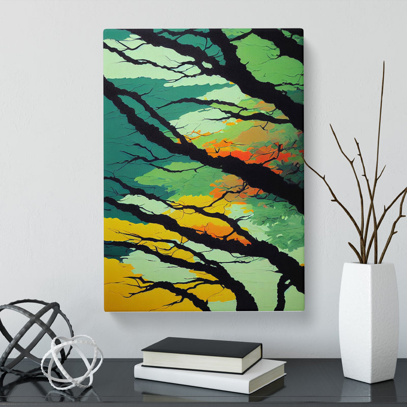 Devera Japanese Garden - Wrapped Canvas Print, 60cm H x 40cm W x 3cm D