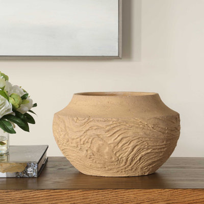 Petit vase en terre cuite Uttermost