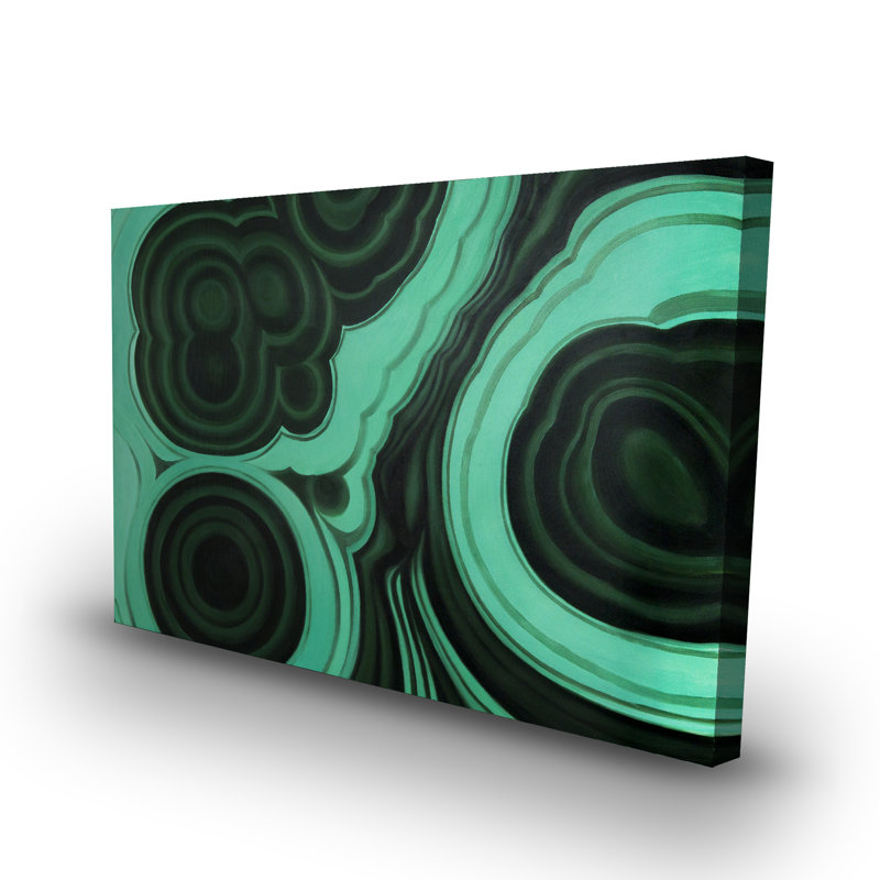 Pierre Malachite - Toile verte rétro pour la décoration intérieure