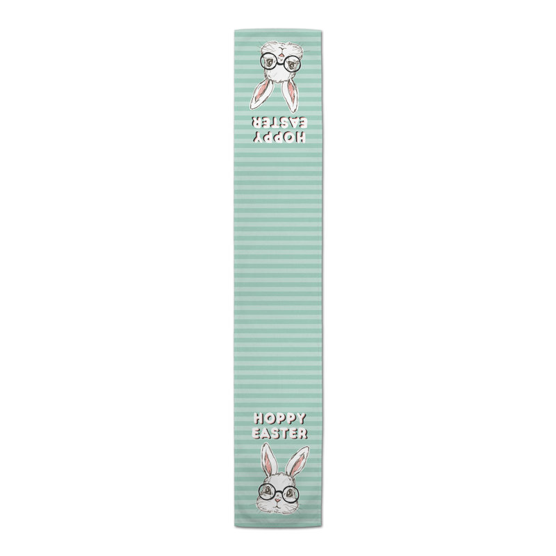 Clarenda Rectangle Easter Polyester Table Runner, 72" x 16"