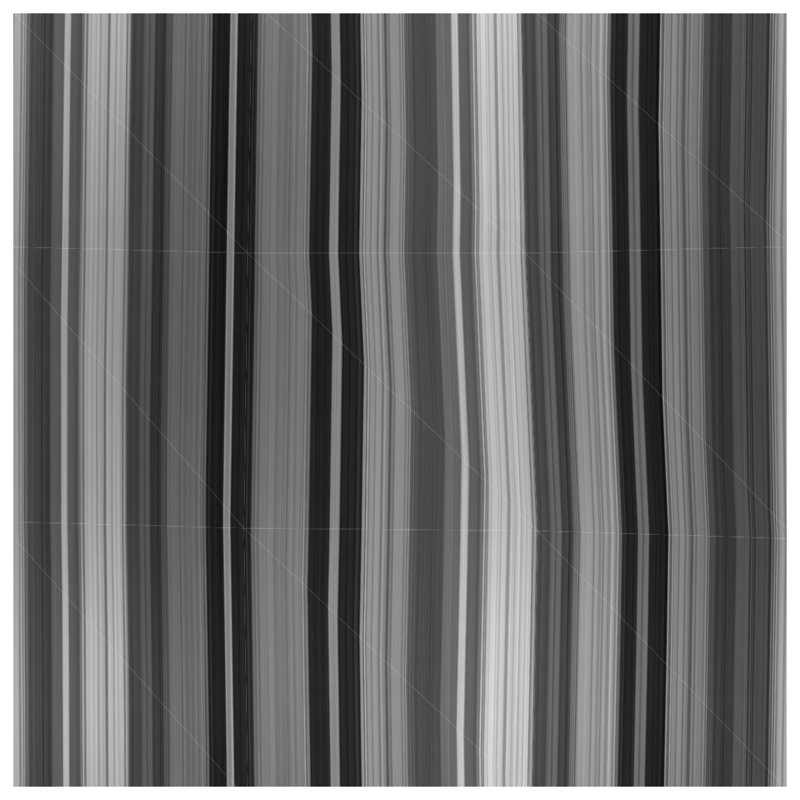 Stripes Fleece Throw Blanket - Pattern Throws for Sofas or Beds, 80" L x 68" W, Black/Gray Striped