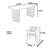 Simple solid wood table and chair combination-104367383