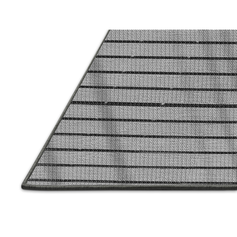 Tapis gris Power Loom, Rectangle 7 pi x 9 pi