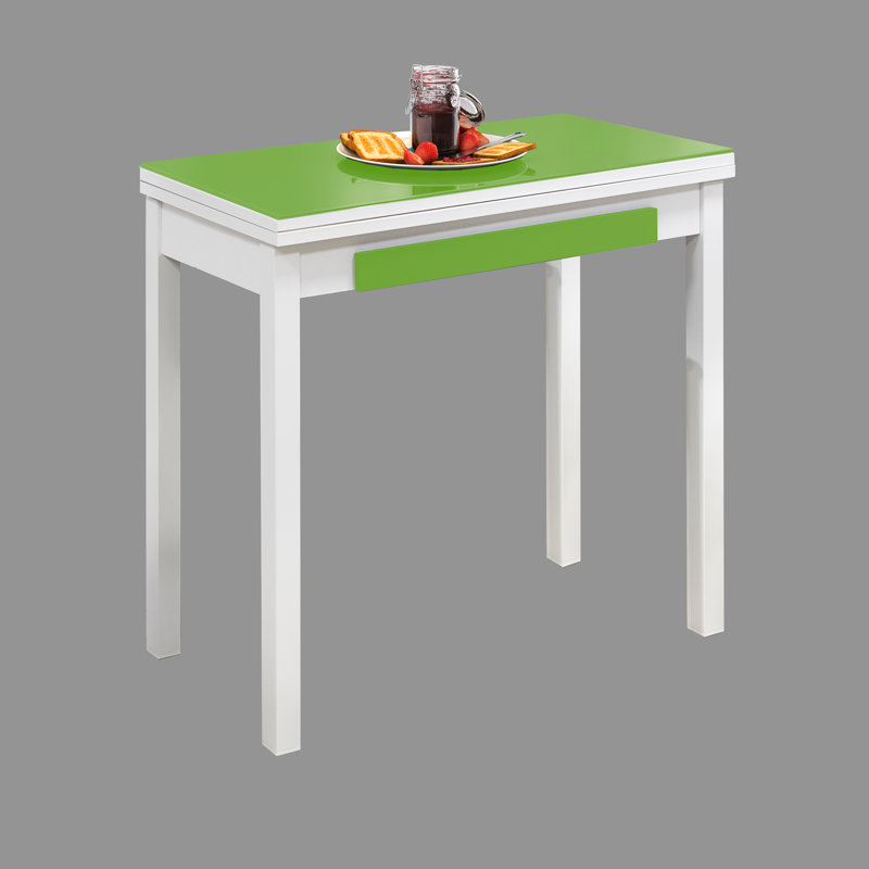 Raphaelle Rectangular 80Cm L x 80Cm L Dining Table, Green