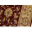 Tapis beige / rouge en laine noué à la main de style oriental rectangulaire Baccio 3 pi 11 po x 5 pi 1 po