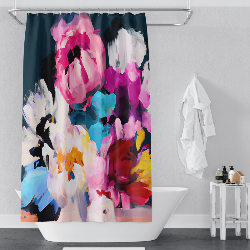 Briarden Floral Shower Curtain, 72" H x 70" W