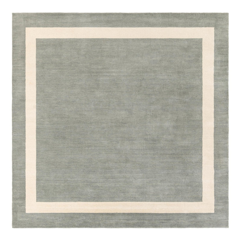 Jill Zarin Somerset Natural Wool Rug, Square 7'10"