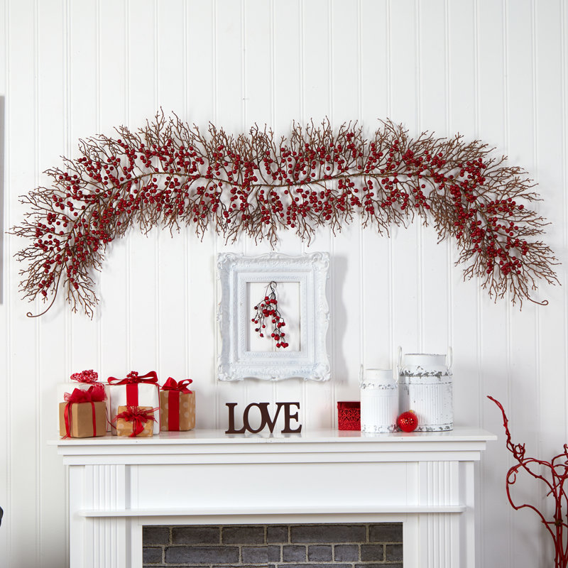 72'' in. Faux Berry Garland