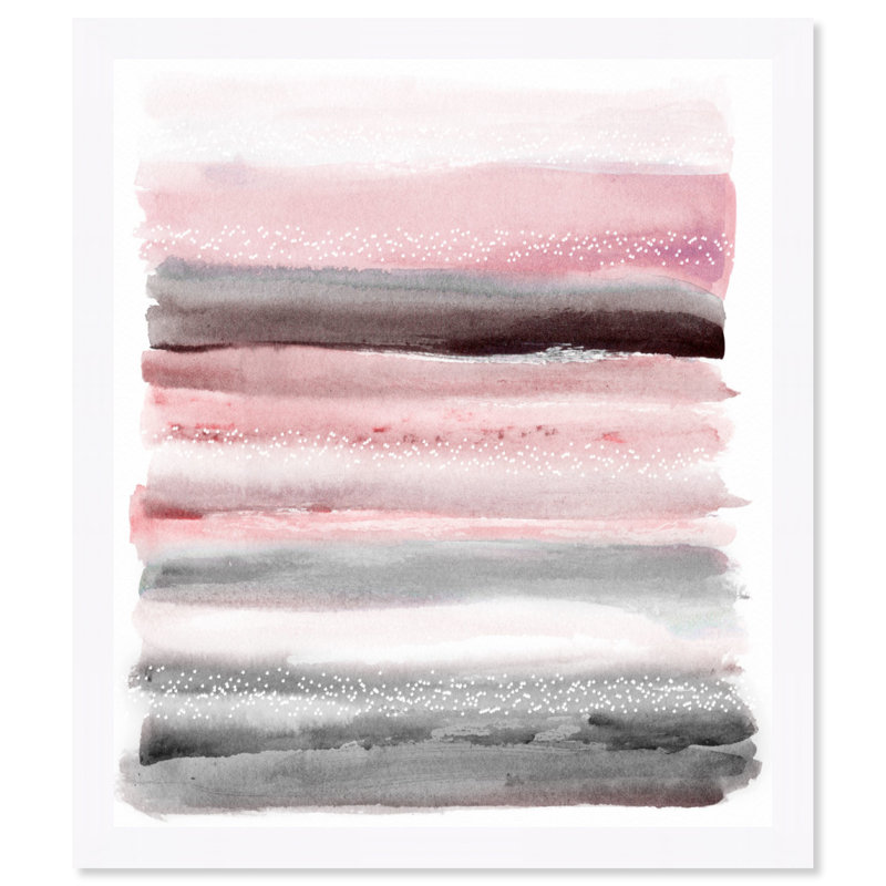 Coucher de soleil rose - reproduction de cadre photo, H 27 po x l 22 po