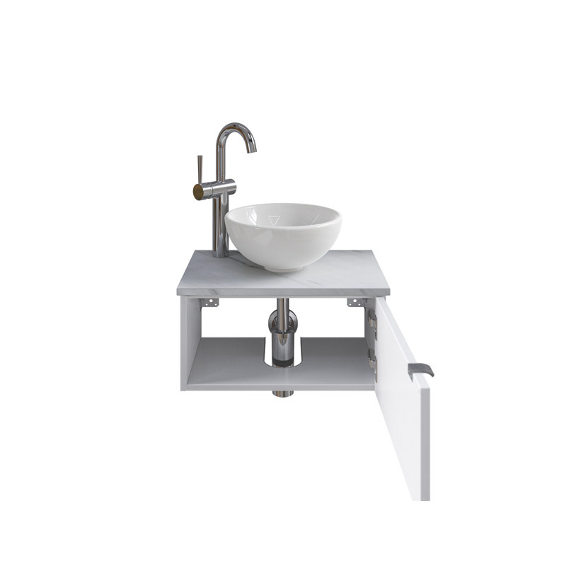 Bathroom Furniture Suite, Left aligned, White