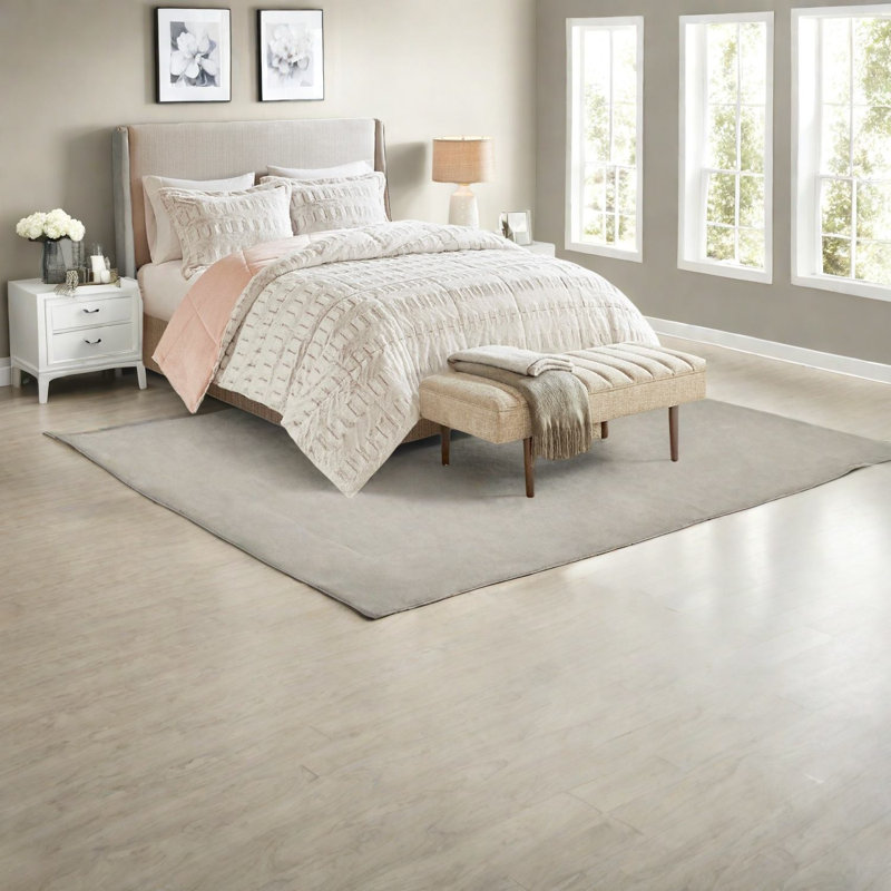 Ensembles de literie luxueux en fausse fourrure, édredon simple en polyester avec rembourrage hypoallergénique