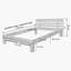 Rosalind Solid Wood Bed-100965120