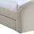 Andaz Chenille Fabric Upholstered Trundle Bed-1544829174