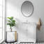Meuble-lavabo 36 po avec comptoir et dosseret