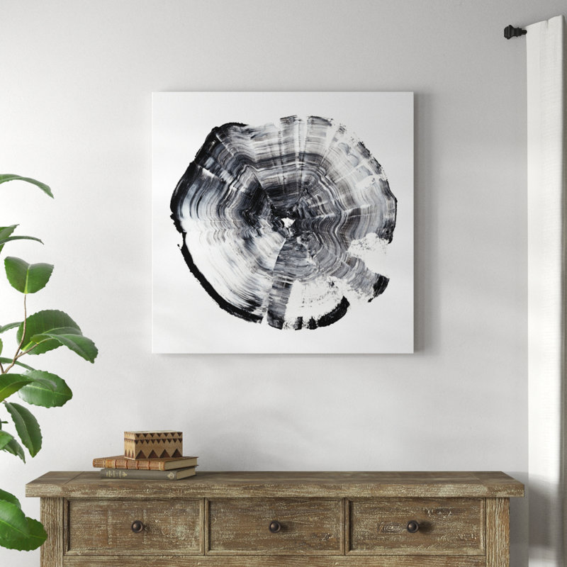 Tree Ring Abstract I by Ethan Harper - Wrapped Canvas Print, 91cm H x 91cm W