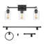 Avgolida 3 - Light Dimmable Vanity Light