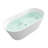 67" Premium Solid Surface Deep Soaking Bathtub