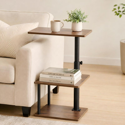 c Shaped Swivel End Table with Storage,Height Adjust for Couch |  C shaped Swivel End Table with Storage,Height Adjust for Couch