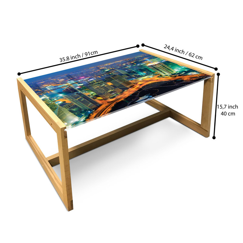 Jakory Sled Coffee Table, 90cm H x 62cm W x 40cm D