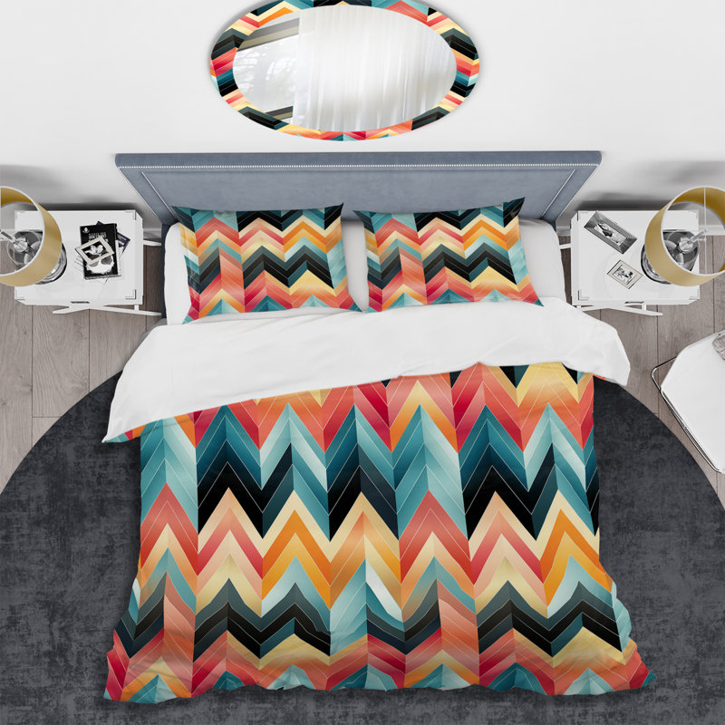 Ensemble de housse de couette en microfibre Tribal Essence, Housse de couette pour très grand lit et 2 très