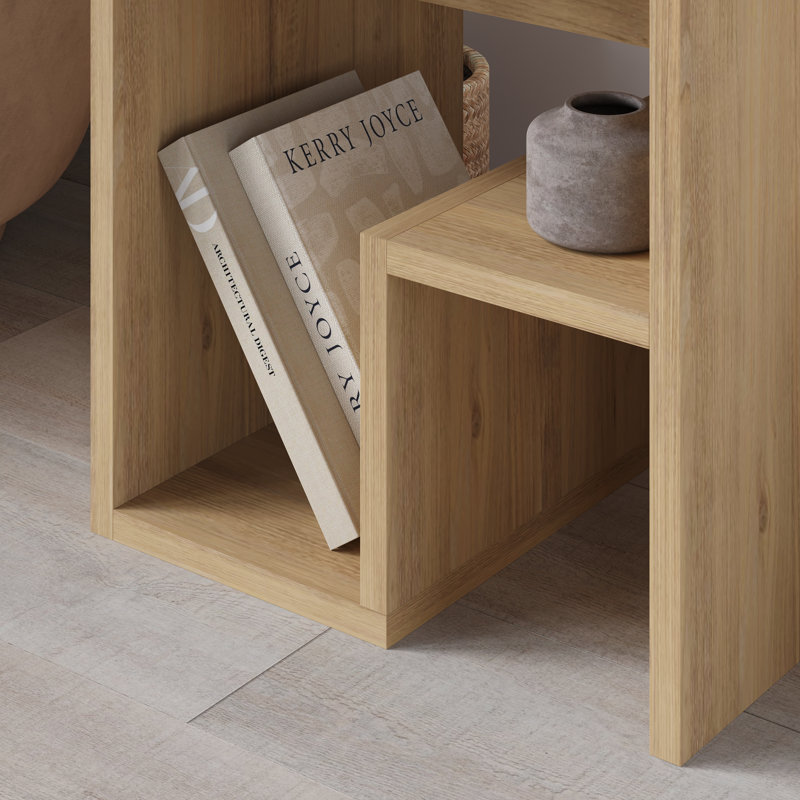 Sierd End Table, Sapphire Oak