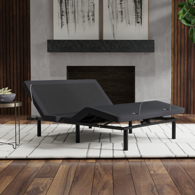 Grand base réglable avec glissières de lit Glide Tech, zéro et design moderne pour plus de commodité
