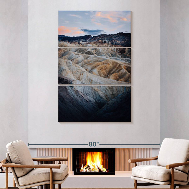 Alvord Zabriskie Point Ridges, 74" H x 48" W