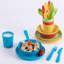 48-Piece Kids Plastic Dinnerware Set, Pack of 2, Service for 8, Colourful Reusable Plates, Bowls, Cups, Forks, Knives and Spoons