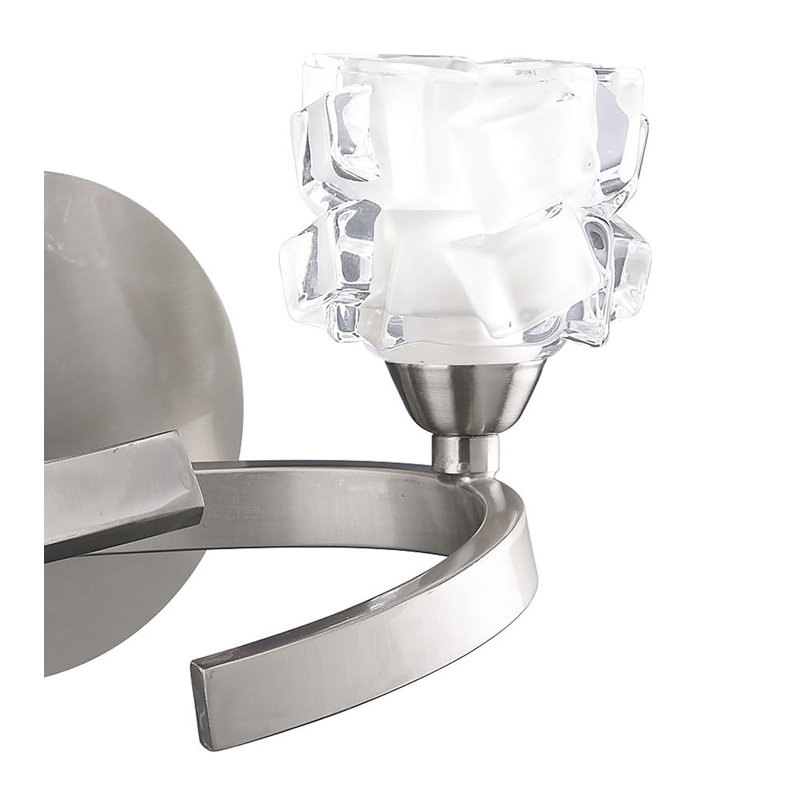 Klingensmith Armed Sconce, Satin Nickel, Yes