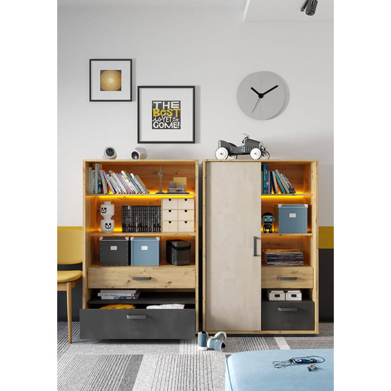 Aanvi Kids 2 - Drawer Combo Dresser