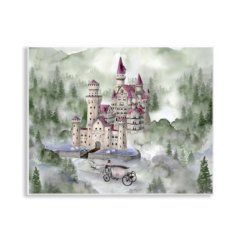 Élégante plaque murale «Carriage to Castle» par Brett Blumenthal