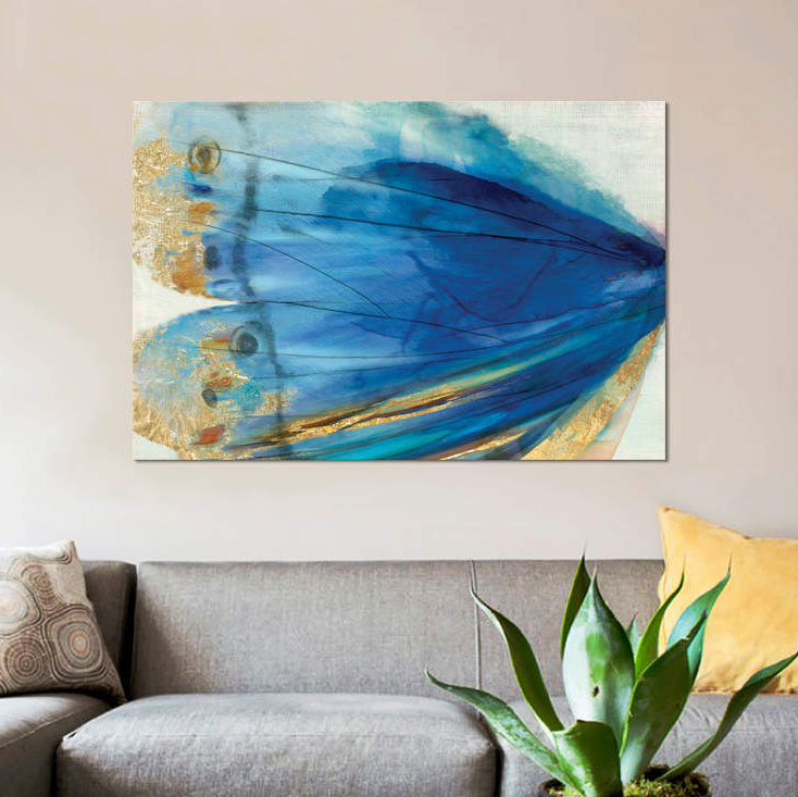 « oreilles i », impression sur toile, H 8 po x l 12 po x P 0,75 po, Pas de tapis, Toile tendue