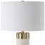 Lampe de table blanche Uttermost Wessex