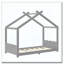 Lit de maison avec lattes de soutien, cadre de lit en bois massif pour enfants, aucun sommier et ouverture-1056320926-1056320925