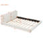 Lit plateforme tapissier avec tissu en velours-271849499