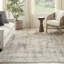 Tapis beige / gris en polyester / polypropylène tissé à la machine Addie-1277882508-1232484279